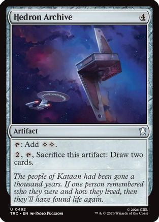Image of Hedron Archive (TRC-492) - Commander: Star Trek