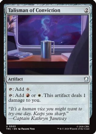 Image of Talisman of Conviction (Surge Foil) (TRC-503) - Commander: Star Trek Foil
