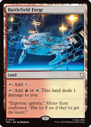 Image of Battlefield Forge (TRC-514) - Commander: Star Trek