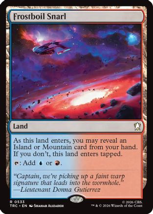 Image of Frostboil Snarl (Surge Foil) (TRC-533) - Commander: Star Trek Foil