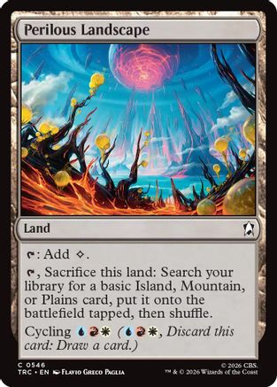 Image of Perilous Landscape (Surge Foil) (TRC-546) - Commander: Star Trek Foil