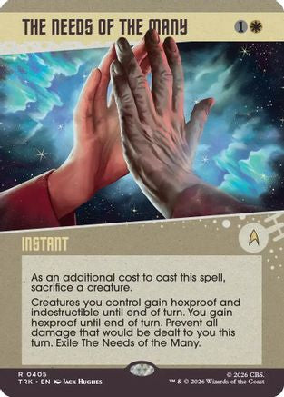 Image of The Needs of the Many (Showcase) (TRK-405) - Star Trek