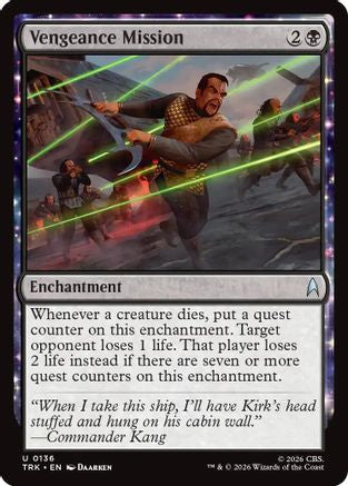Image of Vengeance Mission (TRK-136) - Star Trek Foil