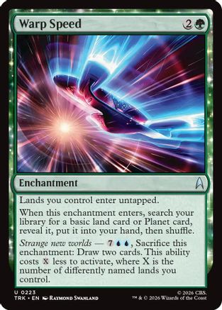 Image of Warp Speed (TRK-223) - Star Trek Foil
