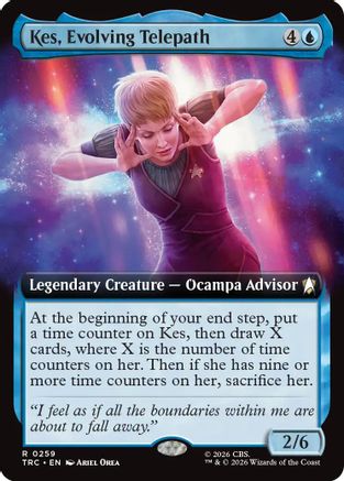 Image of Kes, Evolving Telepath (Extended Art) (TRC-259) - Commander: Star Trek