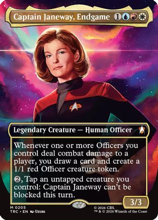 Image of Captain Janeway, Endgame (Borderless) (TRC-205) - Commander: Star Trek