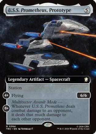 Image of U.S.S. Prometheus, Prototype (Extended Art) (TRC-364) - Commander: Star Trek