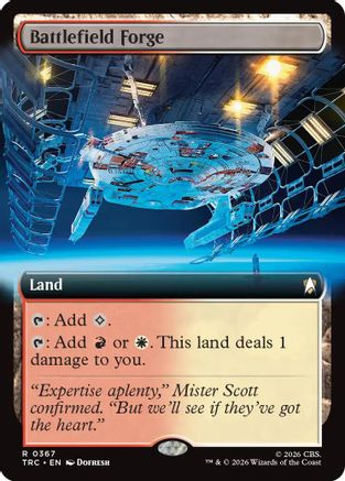 Image of Battlefield Forge (Extended Art) (TRC-367) - Commander: Star Trek