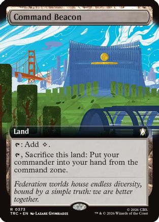 Image of Command Beacon (Extended Art) (TRC-373) - Commander: Star Trek