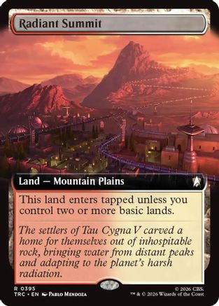 Image of Radiant Summit (Extended Art) (TRC-395) - Commander: Star Trek