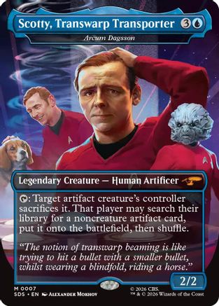 Image of Scotty, Transwarp Transporter - Arcum Dagsson (Borderless) (SDS-007) - Star Trek: Stardates