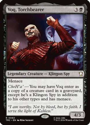 Image of Voq, Torchbearer (TRC-063) - Commander: Star Trek