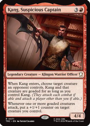 Image of Kang, Suspicious Captain (TRC-071) - Commander: Star Trek