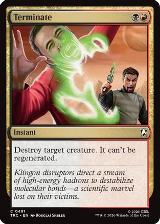 Image of Terminate (TRC-481) - Commander: Star Trek