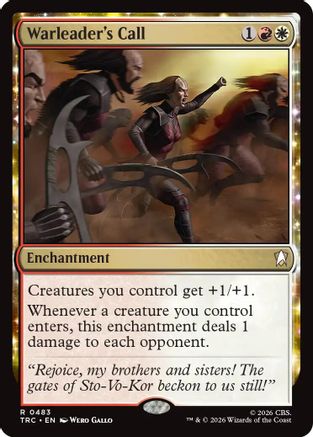 Image of Warleader's Call (TRC-483) - Commander: Star Trek