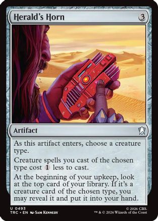 Image of Herald's Horn (Surge Foil) (TRC-493) - Commander: Star Trek Foil