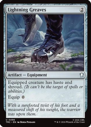 Image of Lightning Greaves (Surge Foil) (TRC-496) - Commander: Star Trek Foil