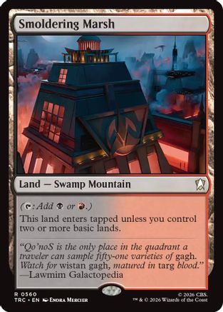 Image of Smoldering Marsh (Surge Foil) (TRC-560) - Commander: Star Trek Foil