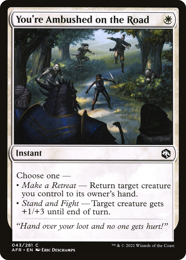 Image of You're Ambushed on the Road [Dungeons & Dragons: Adventures in the Forgotten Realms]