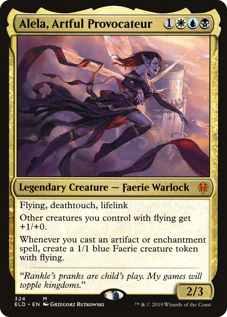 Image of Alela, Artful Provocateur [Throne of Eldraine]