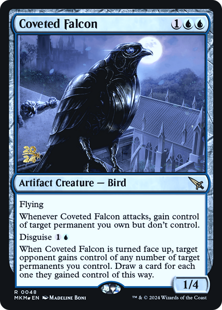 Image of Coveted Falcon [Murders at Karlov Manor Prerelease Promos]