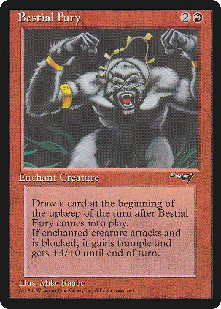 Image of Bestial Fury (Looking Left) [Alliances]