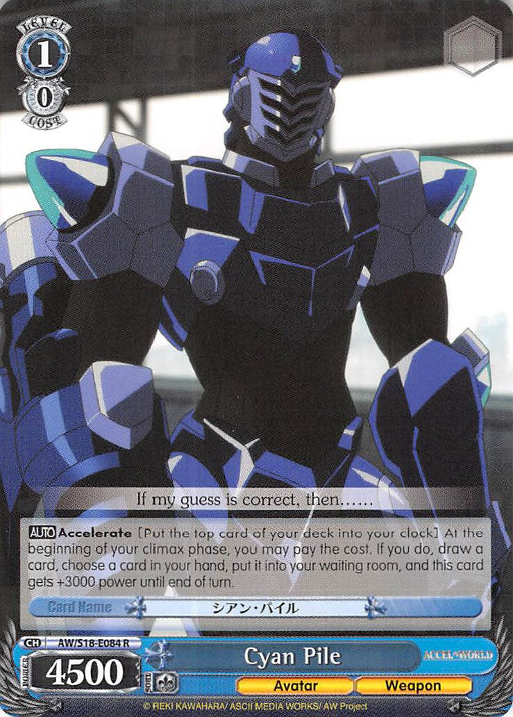 Image of Cyan Pile (AW/S18-E084 R) [Accel World]