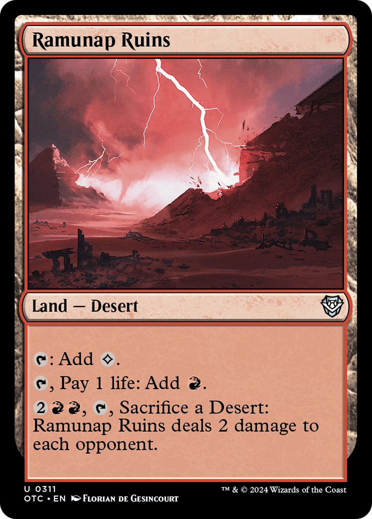 Image of Ramunap Ruins [Outlaws of Thunder Junction Commander]