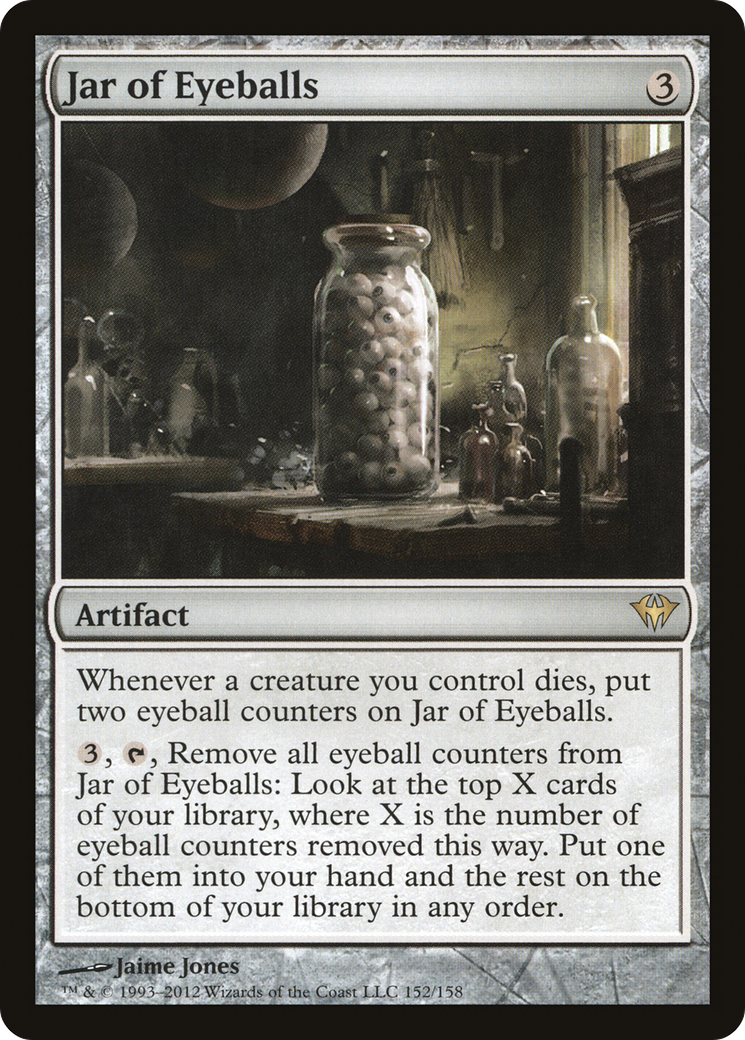 Image of Jar of Eyeballs [Dark Ascension]
