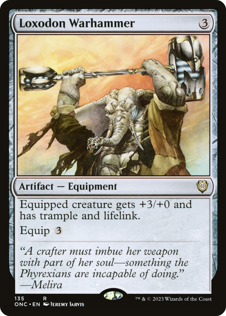 Image of Loxodon Warhammer [Phyrexia: All Will Be One Commander]