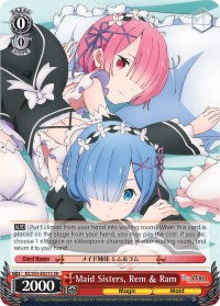 Image of Maid Sisters, Rem & Ram (RZ/S55-E031S SR) [Re:ZERO Vol.2]