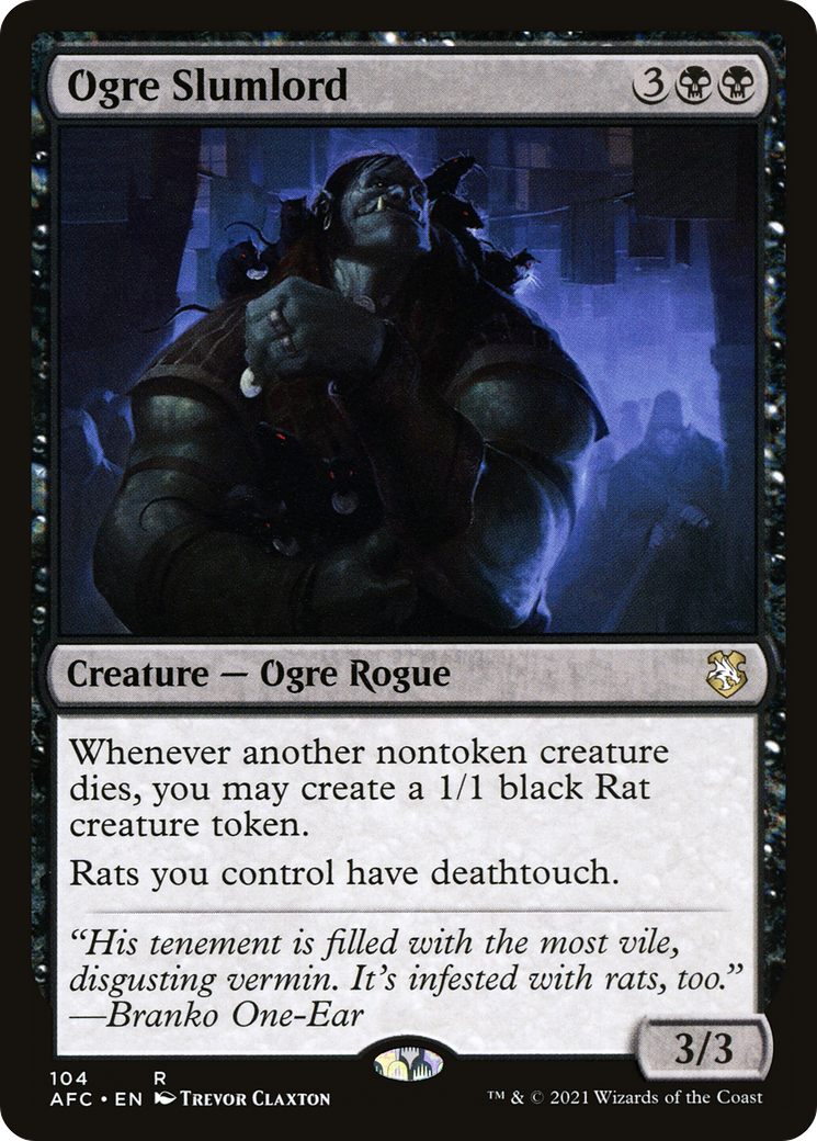 Image of Ogre Slumlord [Dungeons & Dragons: Adventures in the Forgotten Realms Commander]