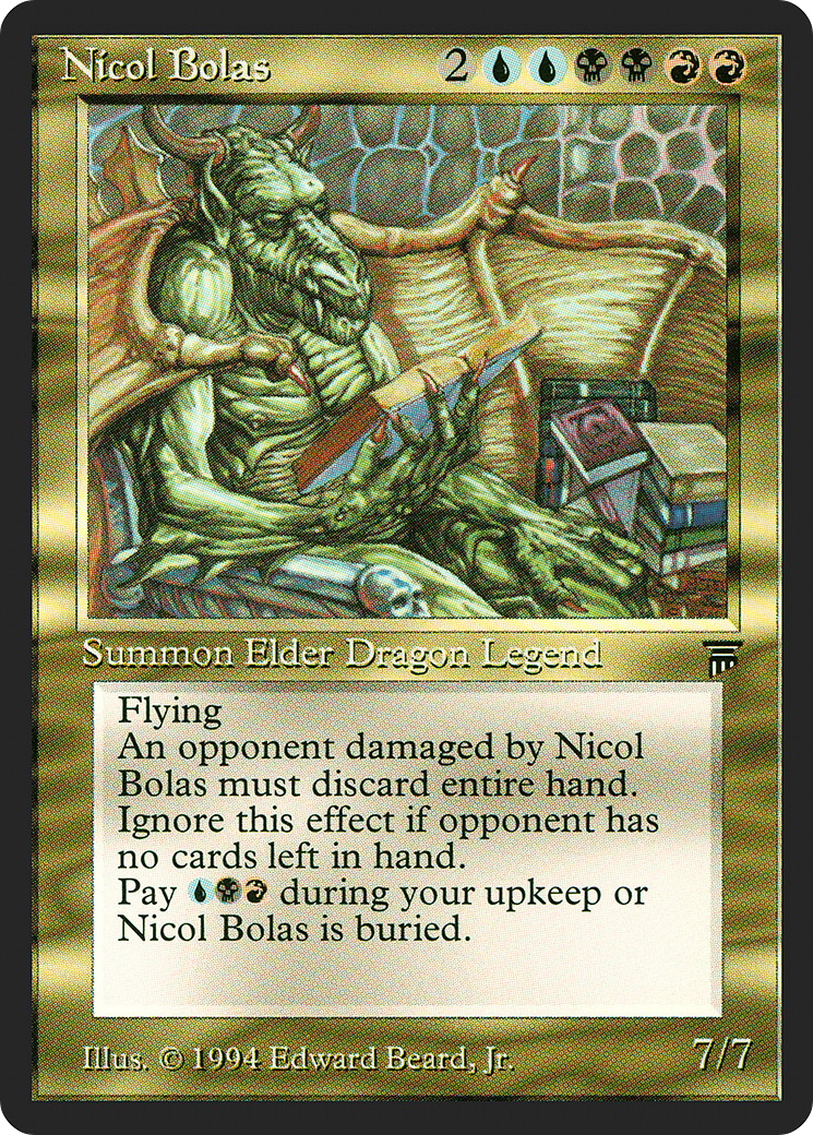 Image of Nicol Bolas [Legends]