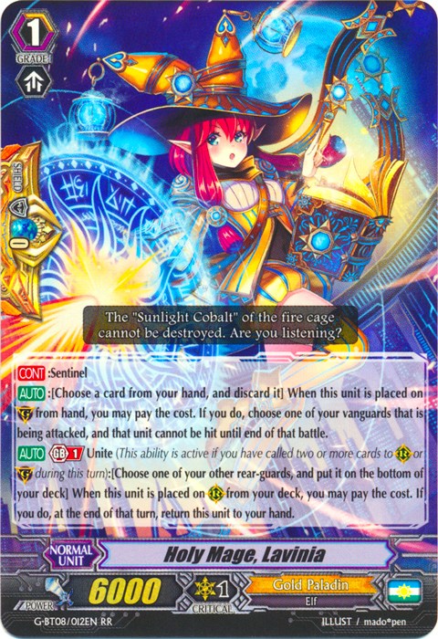 Image of Holy Mage, Lavinia (G-BT08/012EN) [Absolute Judgment]
