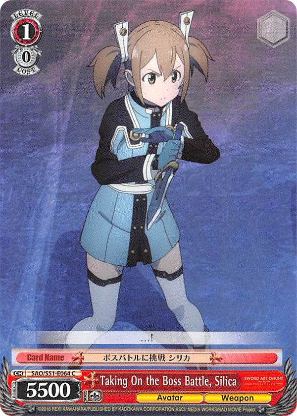 Image of Taking On the Boss Battle, Silica (SAO/S51-E064 C) [Sword Art Online The Movie: -Ordinal Scale-]