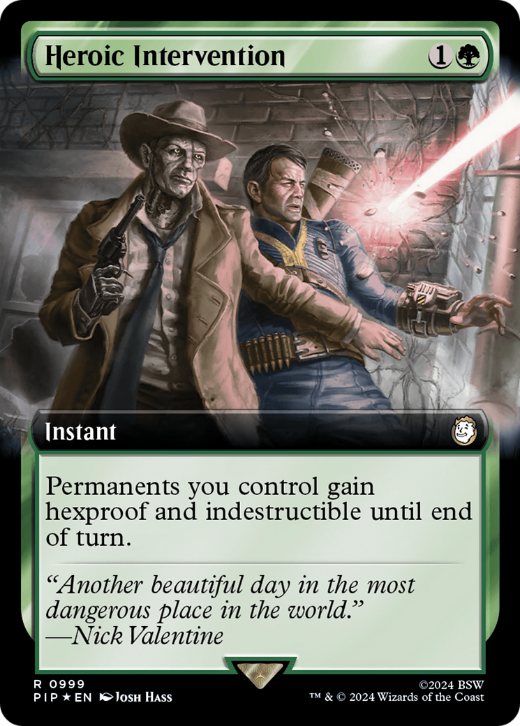 Image of Heroic Intervention (Extended Art) (Surge Foil) [Fallout]