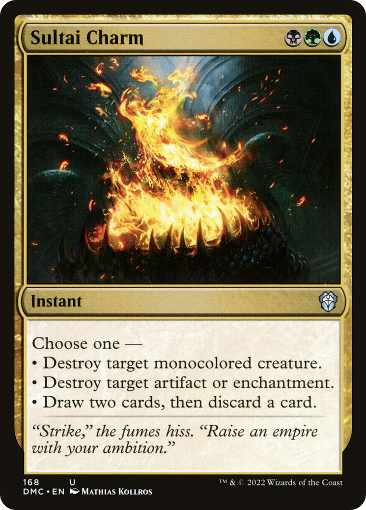 Image of Sultai Charm [Dominaria United Commander]