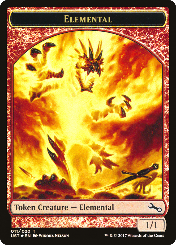 Image of Elemental // Elemental Double-Sided Token (011/020) [Unstable Tokens]