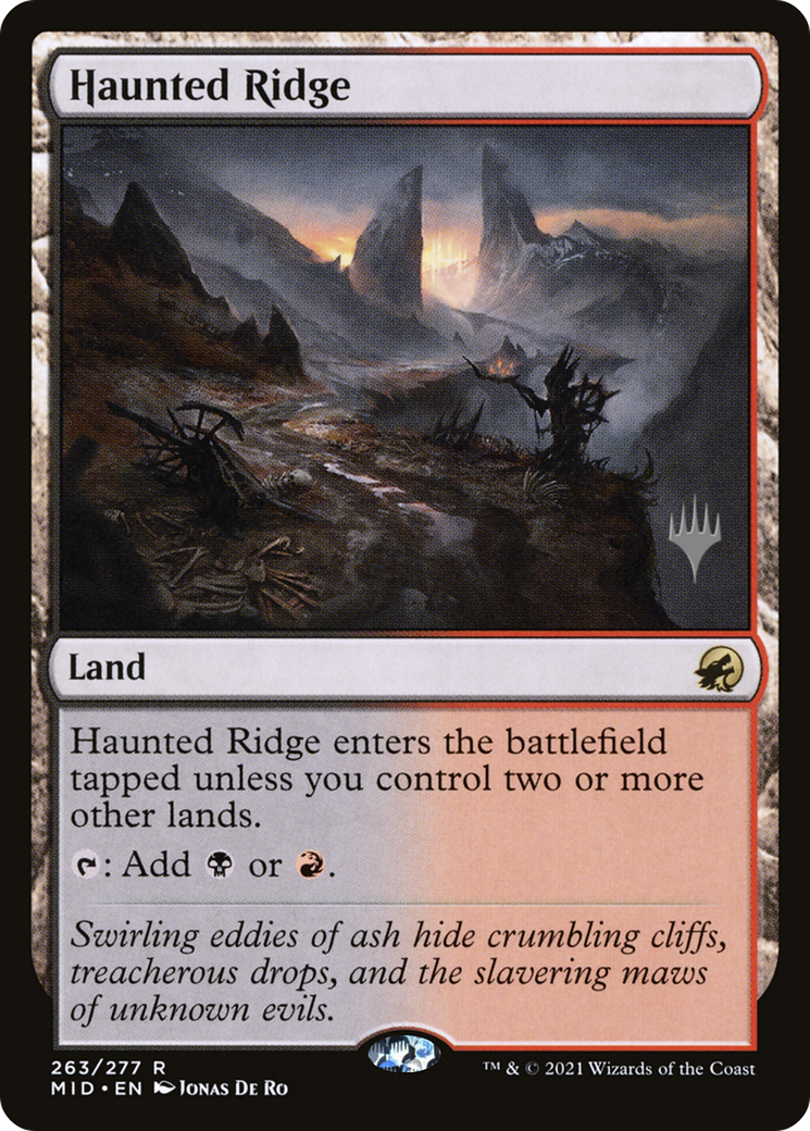 Image of Haunted Ridge (Promo Pack) [Innistrad: Midnight Hunt Promos]