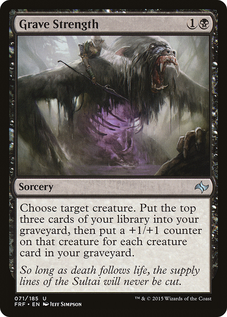 Image of Grave Strength [Fate Reforged]