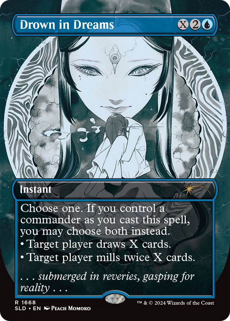 Image of Drown in Dreams (SLD-1668) - Secret Lair Drop (Borderless) Foil