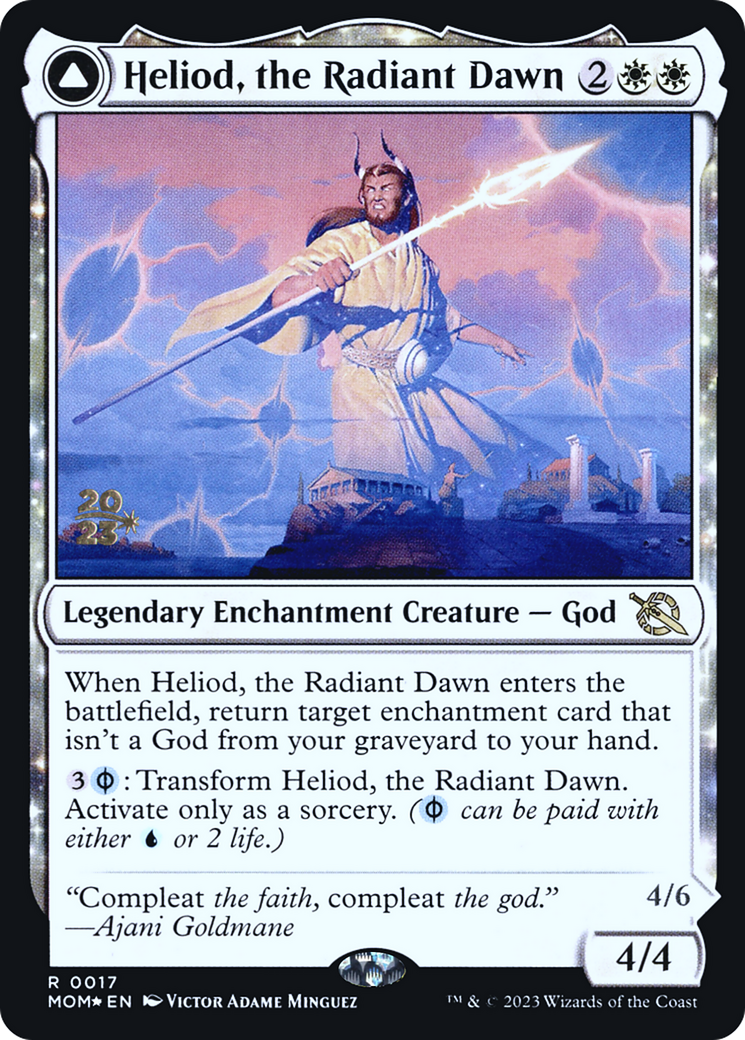Image of Heliod, the Radiant Dawn // Heliod, the Warped Eclipse [March of the Machine Prerelease Promos]
