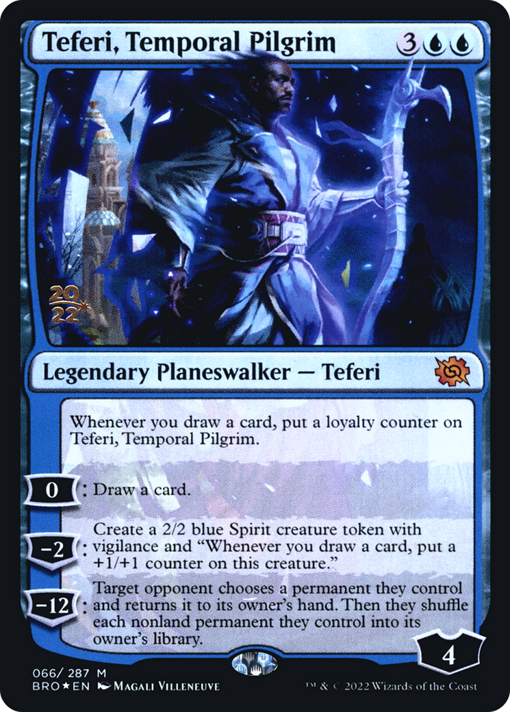 Image of Teferi, Temporal Pilgrim [The Brothers' War Prerelease Promos]