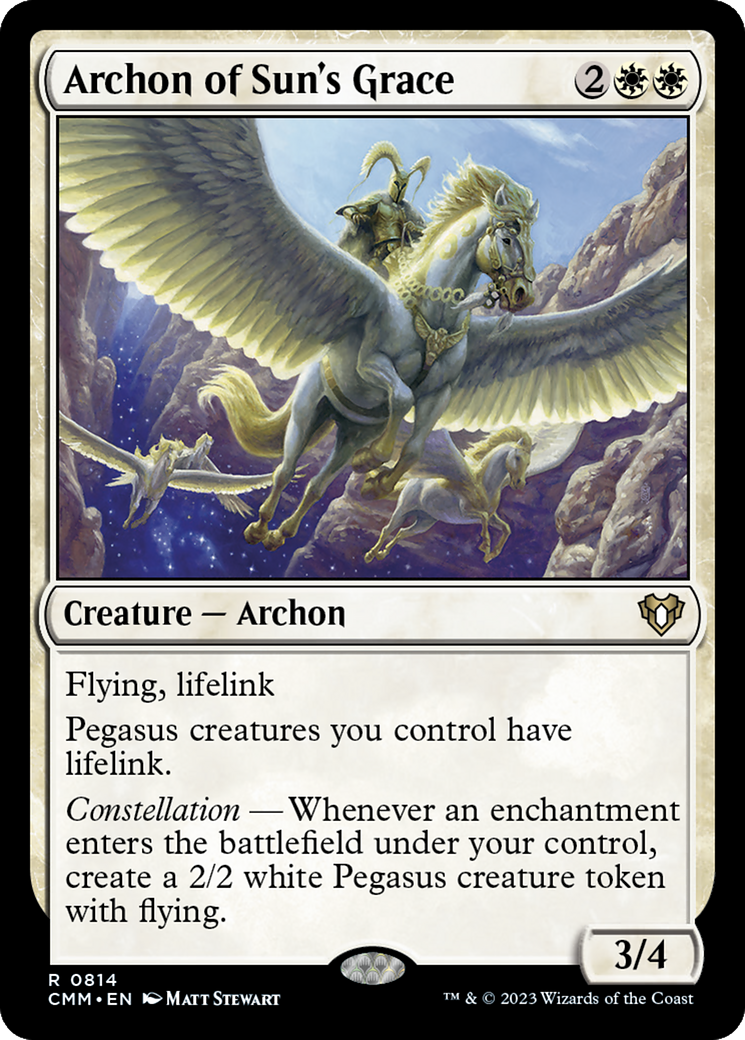 Image of Archon of Sun's Grace [Commander Masters]