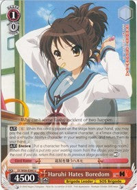 Image of Haruhi Hates Boredom (SY/W08-E060 U) [The Melancholy of Haruhi Suzumiya]