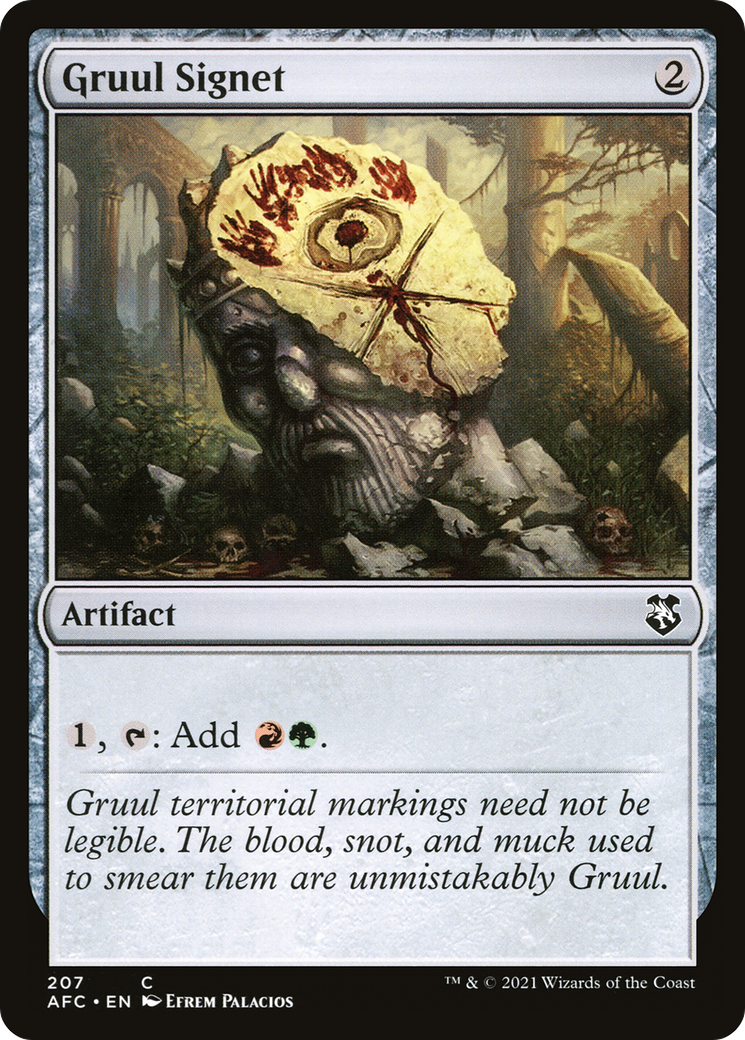 Image of Gruul Signet [Dungeons & Dragons: Adventures in the Forgotten Realms Commander]