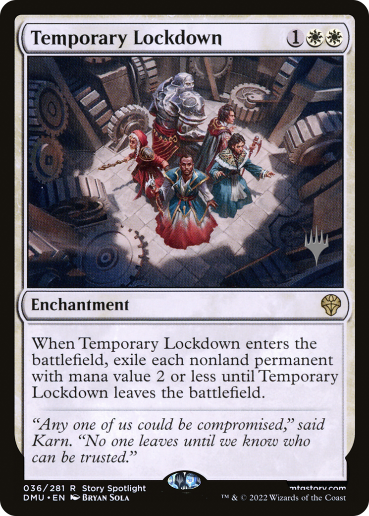 Image of Temporary Lockdown (Promo Pack) [Dominaria United Promos]