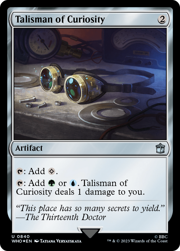 Image of Talisman of Curiosity (Surge Foil) [Doctor Who]