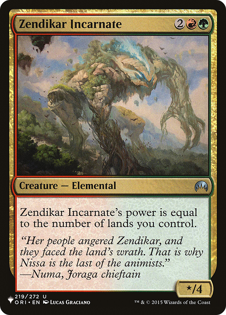 Image of Zendikar Incarnate [The List]