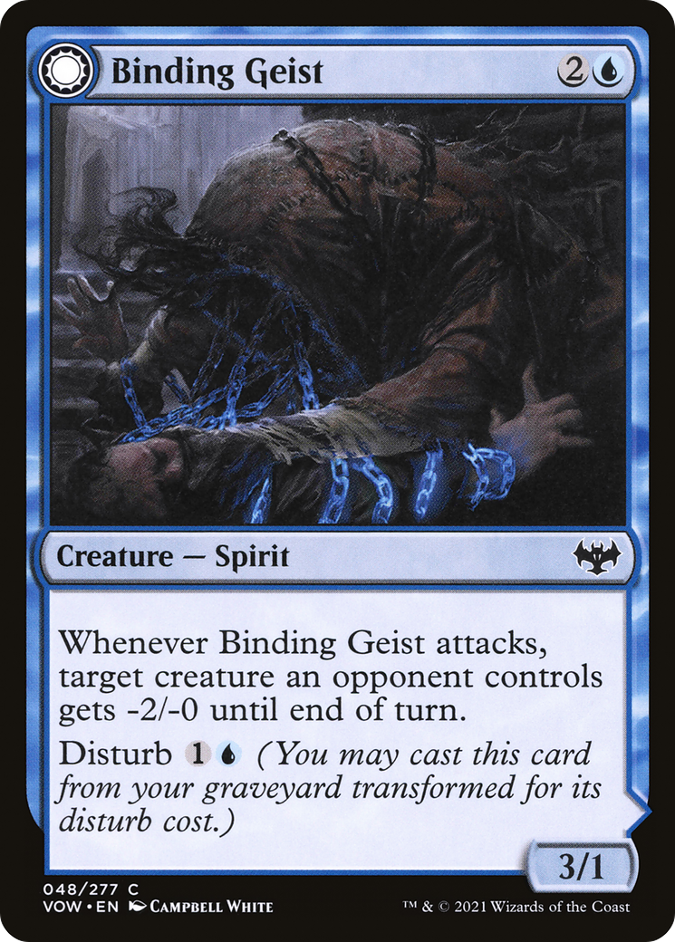 Image of Binding Geist // Spectral Binding [Innistrad: Crimson Vow]